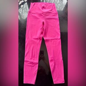 Lululemon Athletica Bold Pink Leggings